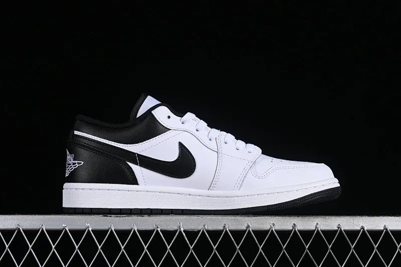 All categories Air Jordan Jordan series basketball shoes Air Jordan 1 Low G version pure original Air Jordan 1 Low "White and Black" AJ1 Joe 1 white and black color matching low-top cultural casual sneakers 553558-132